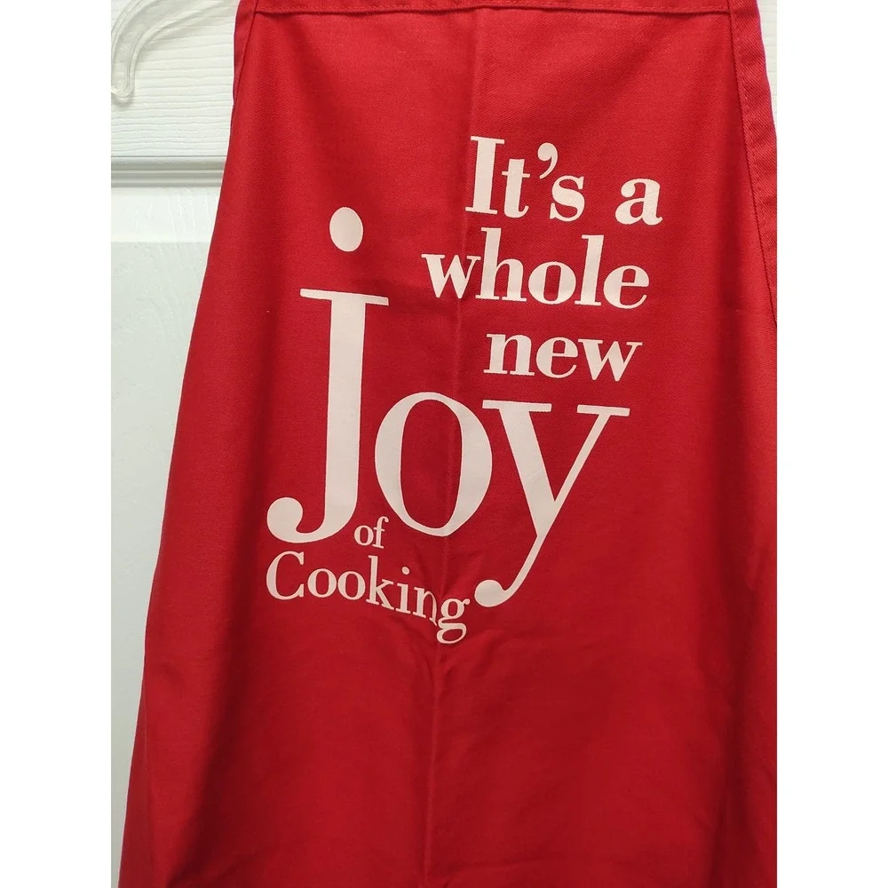 Joy Of Cooking Red White Apron